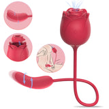 El masturbador femenino ayuda a las mujeres a alcanzar el orgasmo, chupar y estimular el clítoris - Rose Series S389-7 Adult Sex Toy