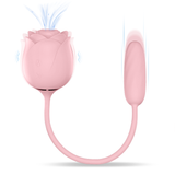 Nipple Suckers Clitoral Vibrator Tongue Vibrator Sex Toys For Woman - S389-9 Rose Series Adult Sex Toy