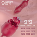 Vibrador de succión del clítoris de flores inmortales Rose Sex Love Egg Toy para mujeres - S389-5 Rose Series Adult Sex Toy