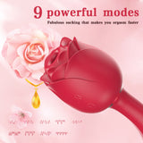 Immortal Flower 8-Rose Sex Clitoral G-Spot Vibrator para mujer Rose Series S389-8 Juguete sexual para adultos