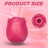 Masturbator-Nippel-Klitoris-Saug-Vibrator für Frauen, Massagegerät für Erwachsene - Rose Servies S389-2 Saugspielzeug für Erwachsene