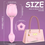 Sucking vibrator G-spot double head vibrator female adult masturbation toy - Rose S389-3 Adult Sex Toy