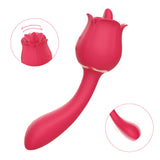 Female masturbator tongue licking G-spot vibrating stick tongue sucking massage clitoris stimulation - rose S361-2 adult sex toy