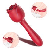 Vibrador de succión del clítoris Estimulador del punto G para uso de mujeres - Serie Rose S389-4 Juguetes sexuales para adultos