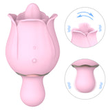 Masturbador dedicado para mujeres Vibrador eléctrico para lamer la lengua que masajea el clítoris Punto G orgasmo huevo saltando rosa serie S361-3 atractivo sexual productos para adultos