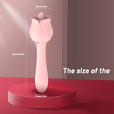 Lamedor de lengua de rosa, vibrador de punto G de choque fuerte, suministros de orgasmo de masturbación para adultos femeninos, juguete sexual para adultos S361-6