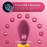 Persönliches Massagegerät mit 10 Vibrationsmodi, Rose