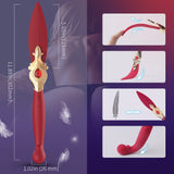 Lujo de gama alta femenina G-Spot Stick Double Shock Feather Flirting Scene Estimula G-Spot y Bust Point Orgasm Productos para adultos femeninos SC001