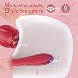 Klitoris saugender Vibrator G-Punkt-Stimulator für Frauen - Rose-Serie S389-4 Sexspielzeug für Erwachsene